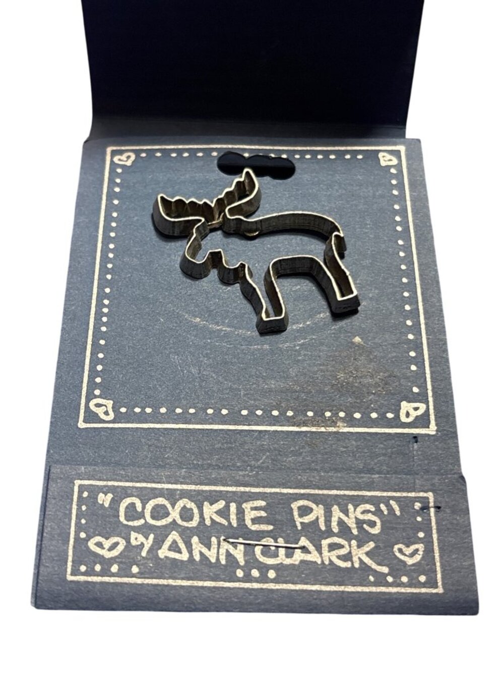 The Vermont Collection Moose Pin Fine Pewter Jewelry Cookie Pins Ann Clark